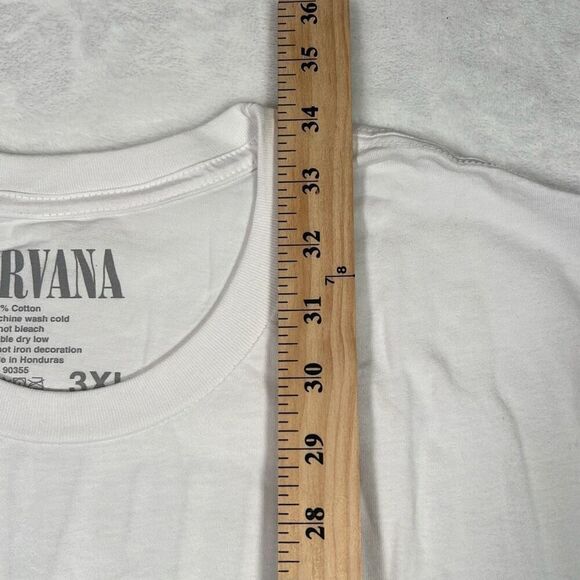 Nirvana photo portrait double sided concert release band‎ T-shirt NWOT Men 3XL - Picture 3 of 6